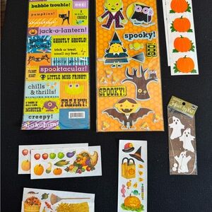 Creative Memories, Jolee’s, Marcella Mrs Grossman Sticker Lot Halloween 🎃 & Fall